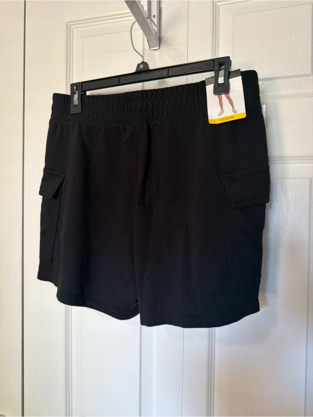 DKNY Black Cargo Pocket Casual Shorts - Picture 3 of 3